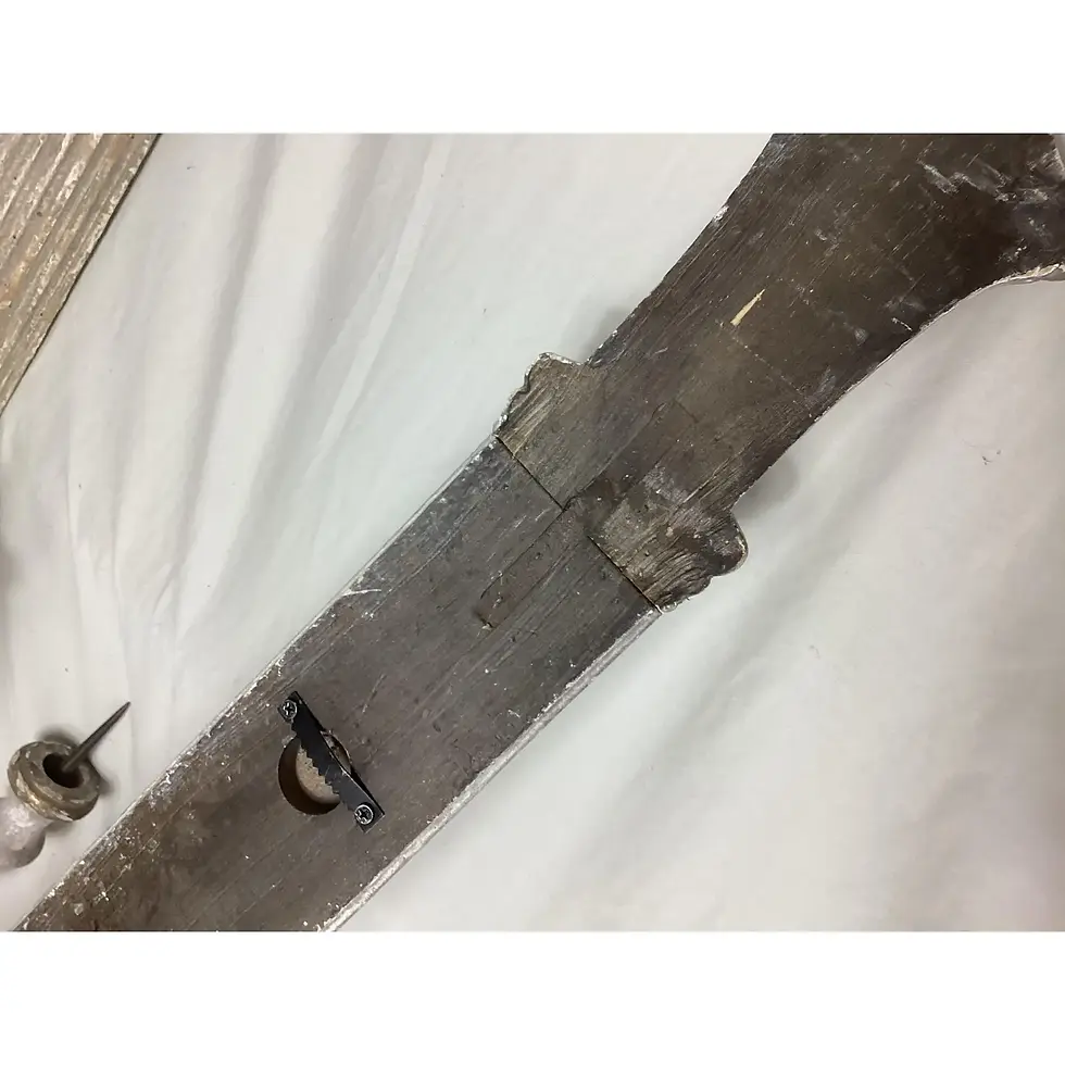 Thumbnail: Late 20th Century Wonderful Pair Pilaster Wall Candelabra by Aiden Gray 38 1/2”