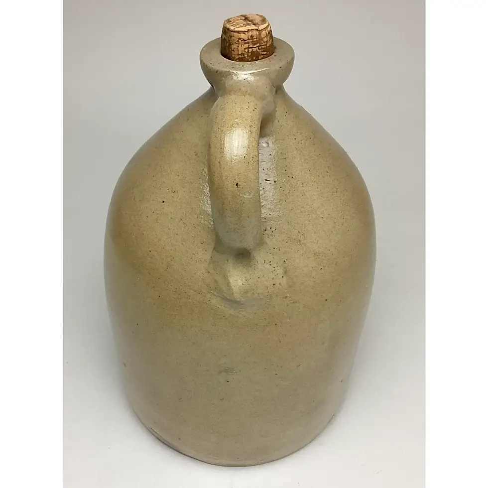 Thumbnail: Antique American Blue Flower Decorated 2 Gallon Jug