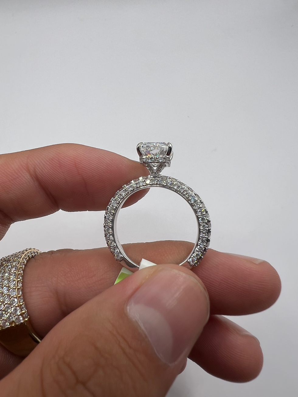 Thumbnail: 2.96ct lab radiant engagement ring