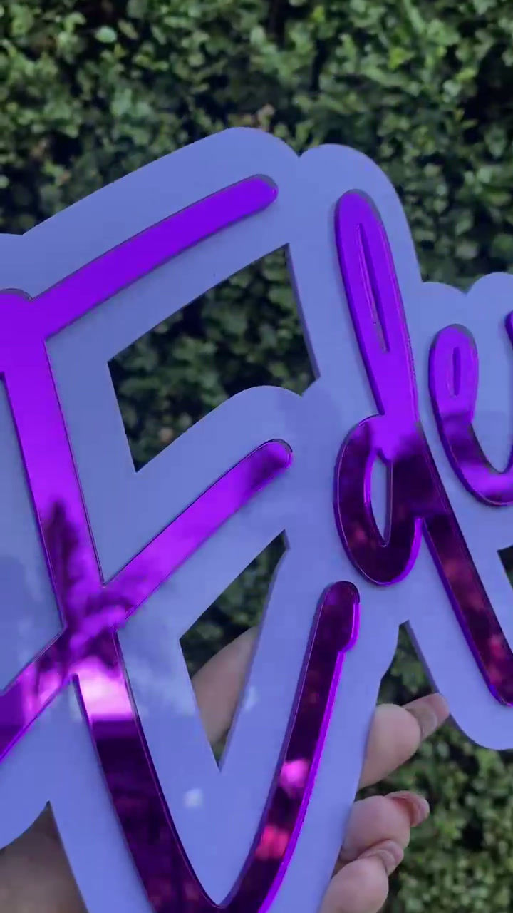 Thumbnail: Acrylic Name Sign