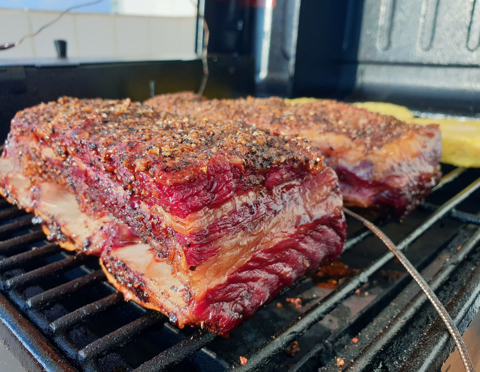 עישון אסאדו עם מכסה