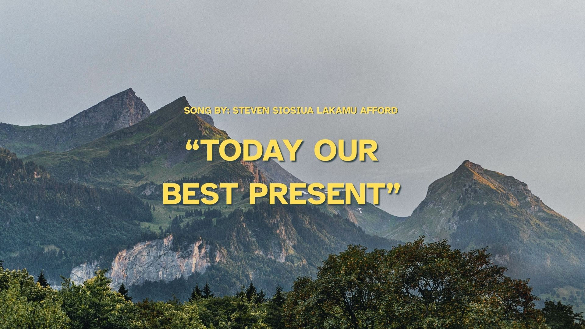 Today is our Best Present