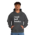 Thumbnail: 'read bell hooks' Cozy Unisex Hooded Sweatshirt