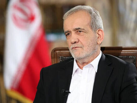Iranian President Masoud Pezeshkian, official Photo