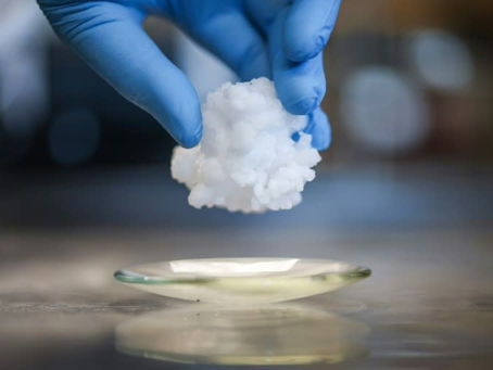 Ein „festes Kältemittel“, das von Barocal in seiner Zentrale in Cambridge verwendet wird (HENRY NICHOLLS)HENRY NICHOLLS/AFP/AFP