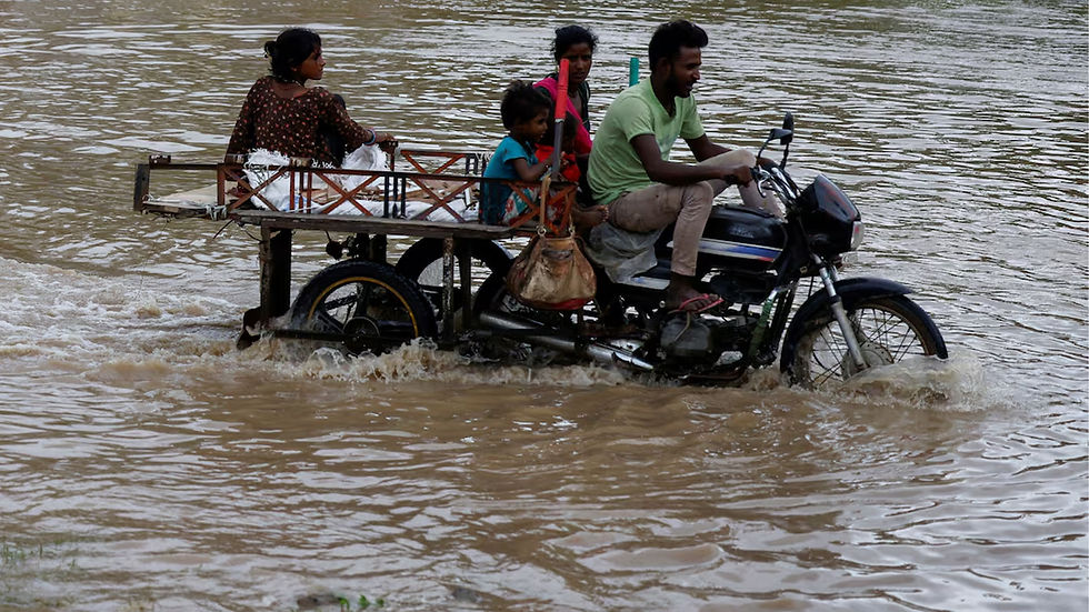 Eine tiefe Depression vor Gujarat wird sich voraussichtlich bis Freitag zu einem Zyklonsturm verstärken, so das India Meteorological Department (IMD). Foto von Reuters