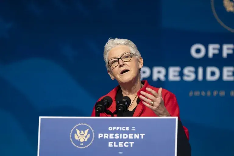 Gina McCarthy previously served as a climate advisor to former President Joe Biden, and as former President Barack Obama's environment chief (Alex Edelman) (Alex Edelman/AFP/AFP)