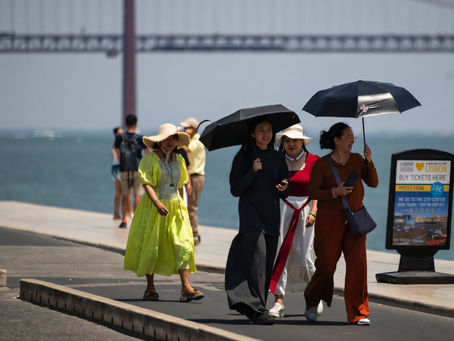 Temperatures have climbed to 44 degrees Celsius (111 Fahrenheit) in some places.