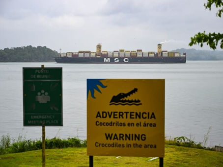 Panama plant trockene Alternative zum trockengefallenen Kanal 11/04/2024