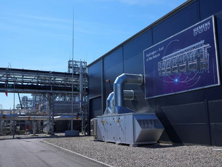 Der dänische Standort für grünes Methanol wird Kraftstoff für Unternehmen wie den Spielzeughersteller Lego, den Pharmariesen Novo Nordisk und die Reederei Maersk produzieren (Bo Amstrup).Bo Amstrup/Ritzau Scanpix/AFP