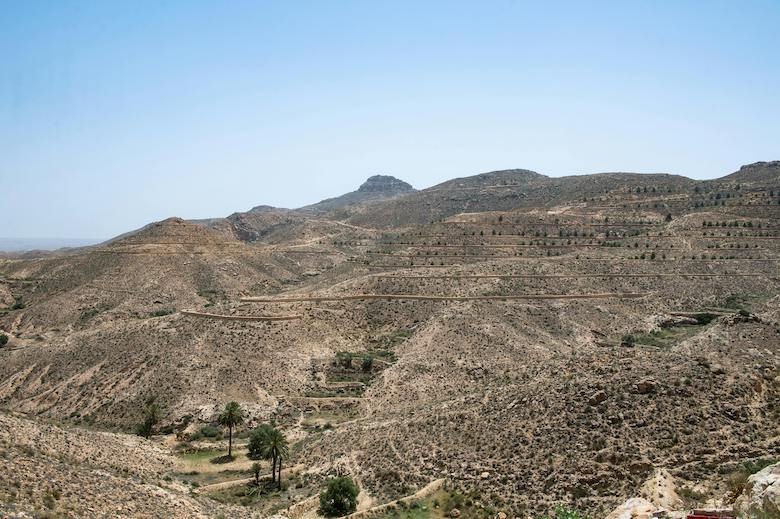 Landscape in Tunesien