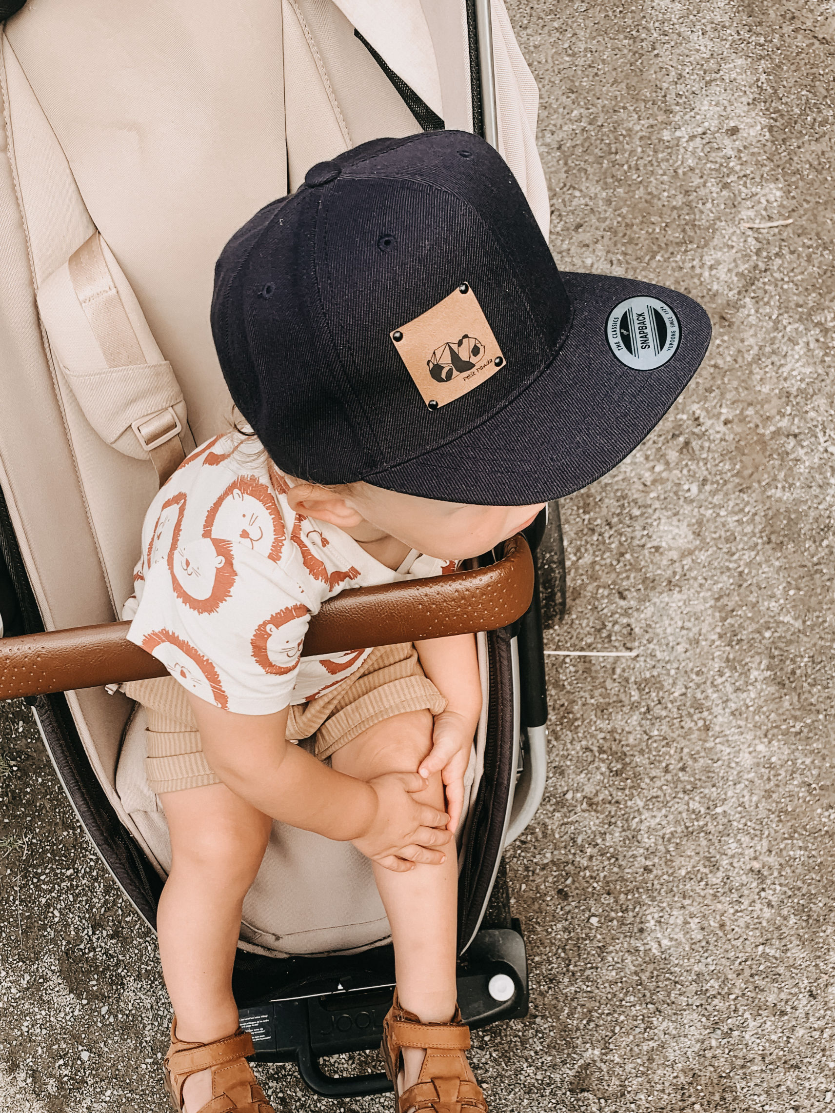 Kids Snapback Cap - Black