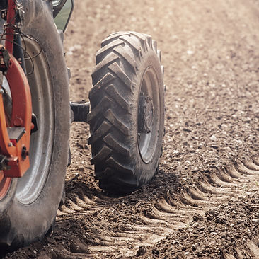 Tractor in Field