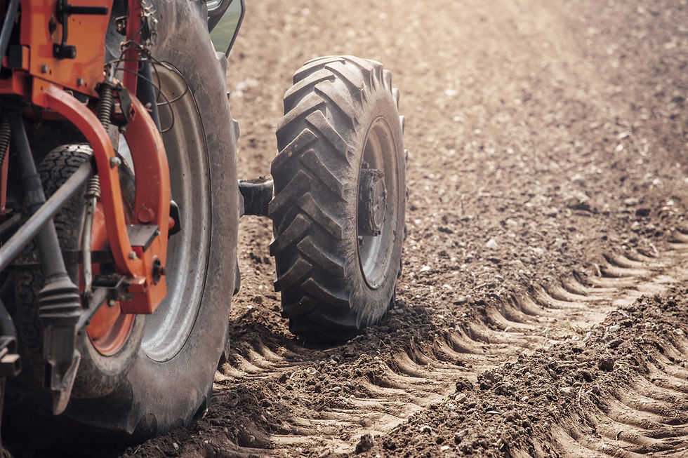 Tractor in Field