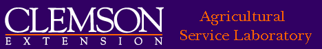 Clemson Extension Agricultural Service Lab logo