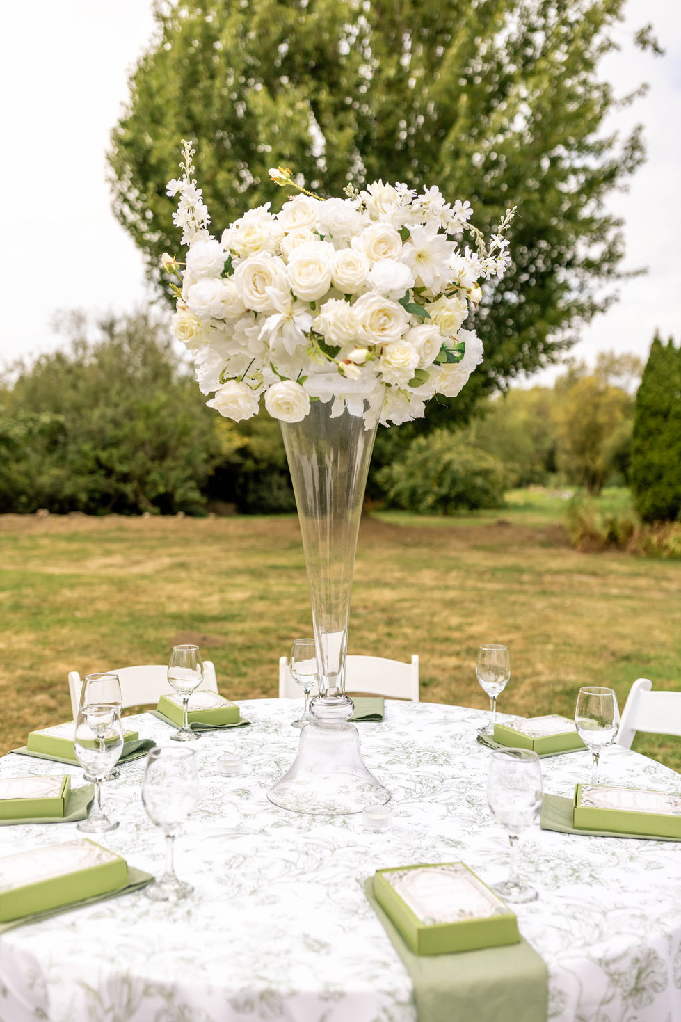 Wedding design details with neutral palette and floral accents by Opulent Events Seattle