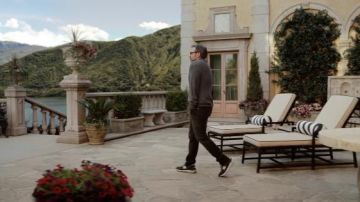 Steve Carell in Lake Como for the Morning Show