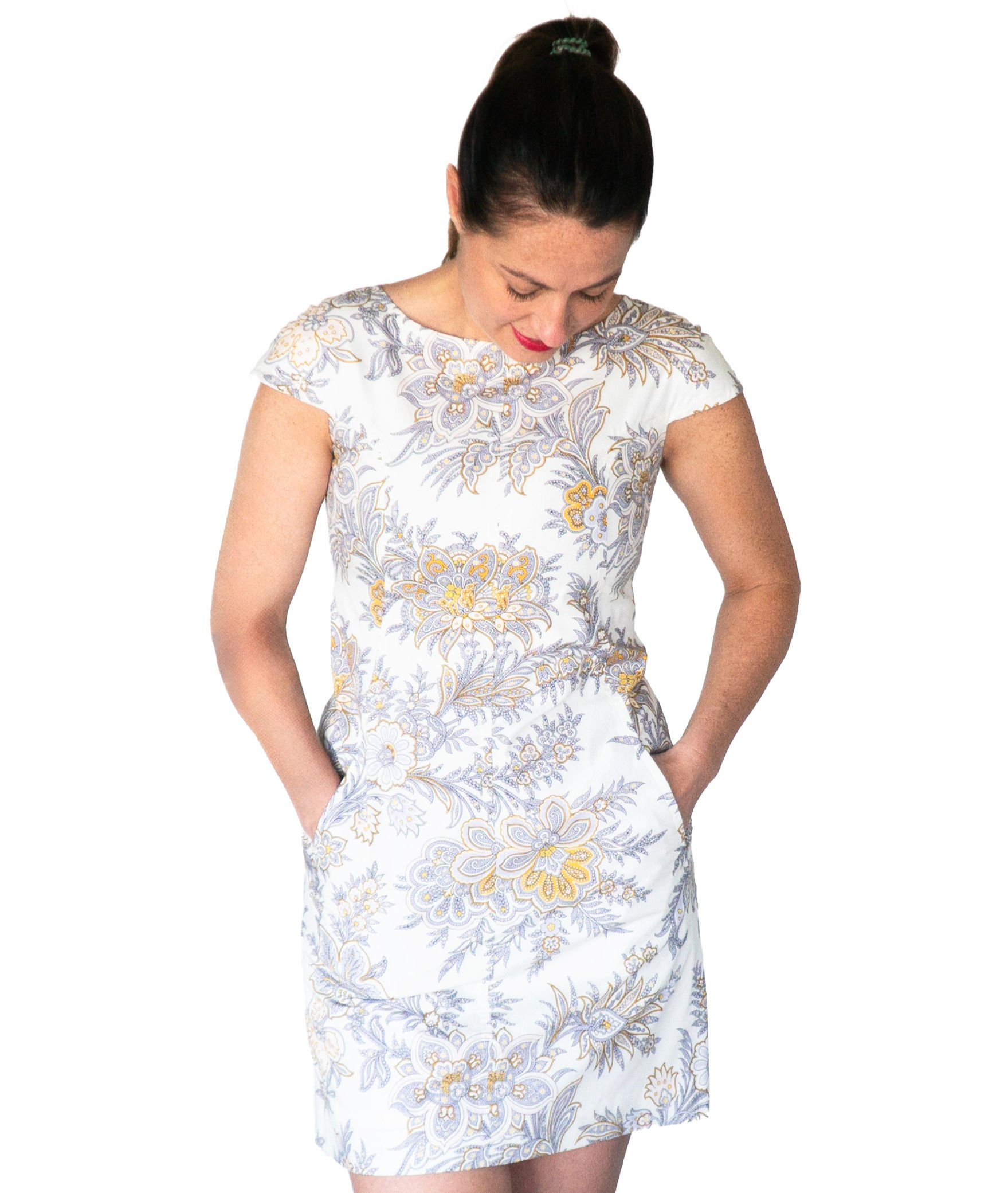 002 5020   Shown in Silk Cotten Paisley Print