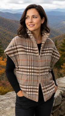 Double Faced Cashmere Vest