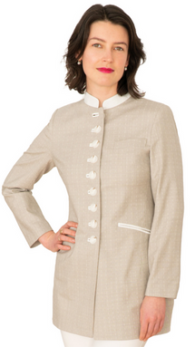 Yarn Dyed Linen with contrasting trim