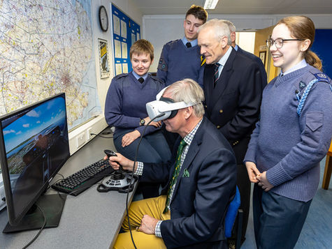 Trustees fly VR simulators at Southampton Aerospace Centre 