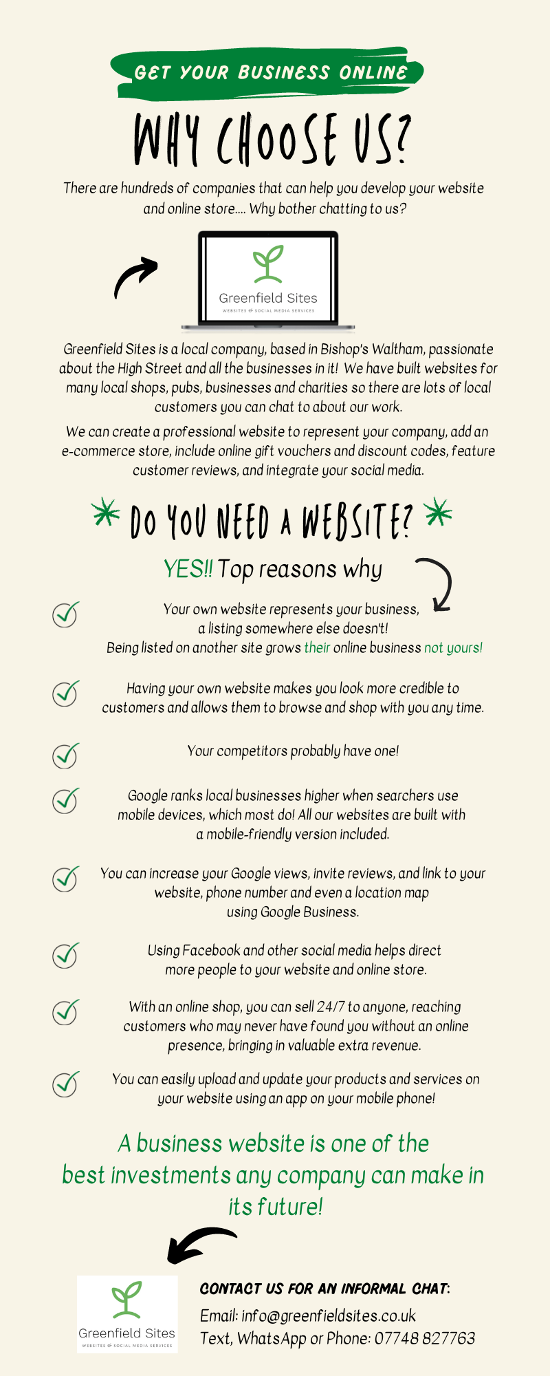 ShopAppy or your own website infographic