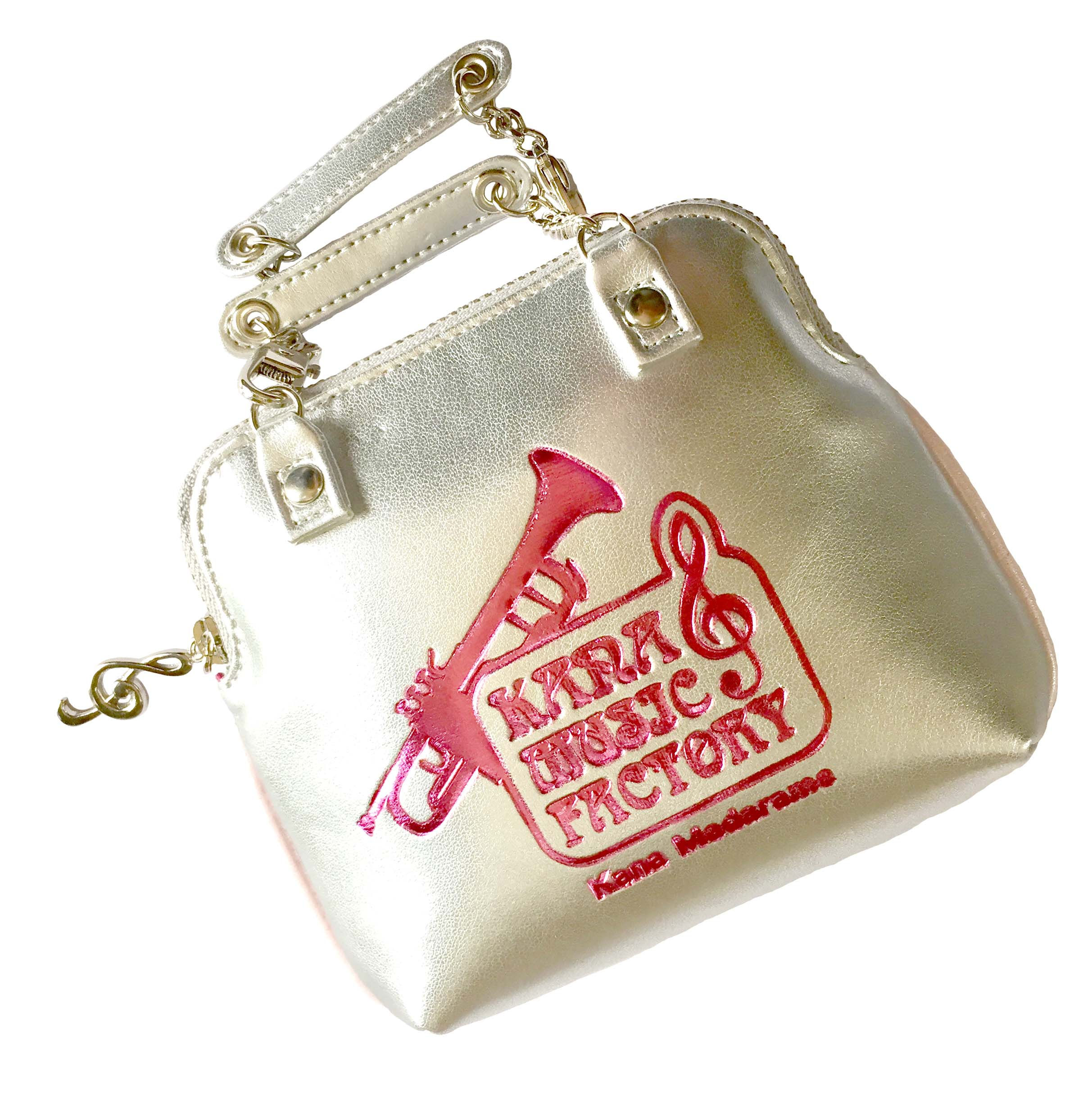 Mouthpiece pouch <Kana group Kana original> Silver