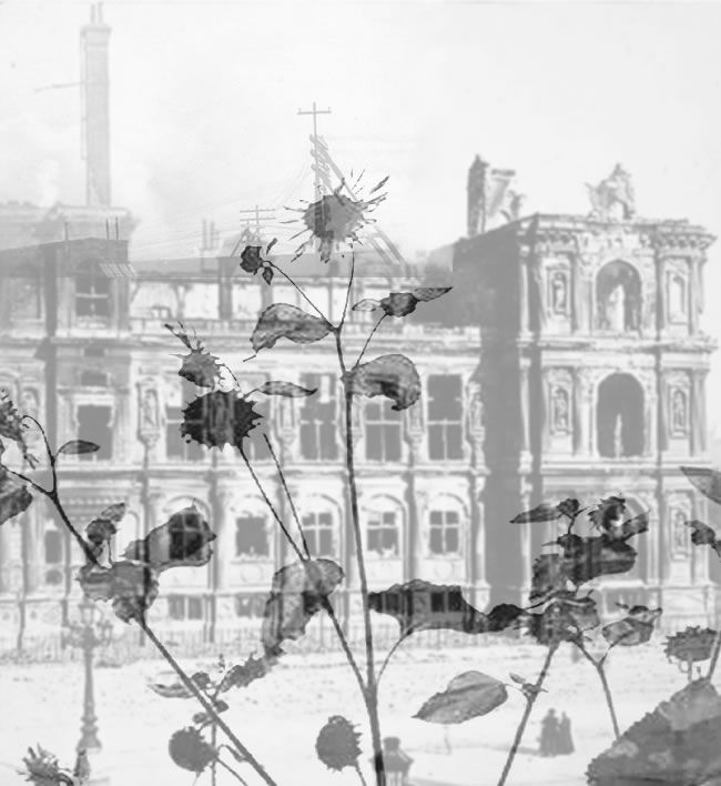 The garden in the machine. Digital collage by me circa 2004.