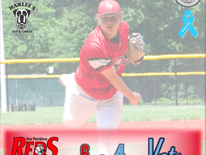Reds Sweep Vets to Improve to 7-1