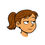 Thumbnail: Penny Sticker: Deadpan Expression | Horse Girl Humor in 2x2, 3x3, or 4x4 Inches