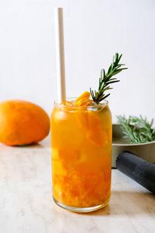 Mango black tea lemonade 