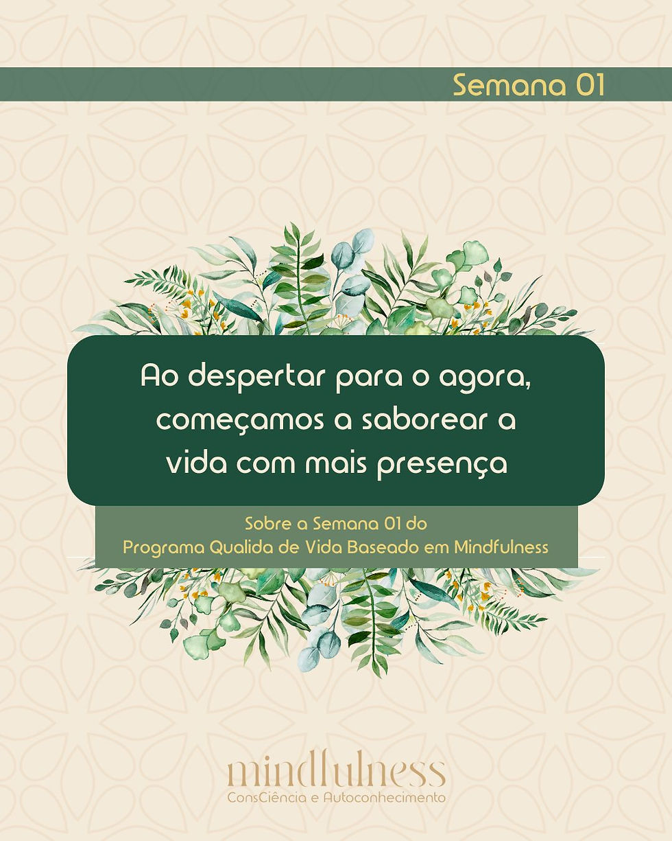 Saborear a Vida, programa mindfulness