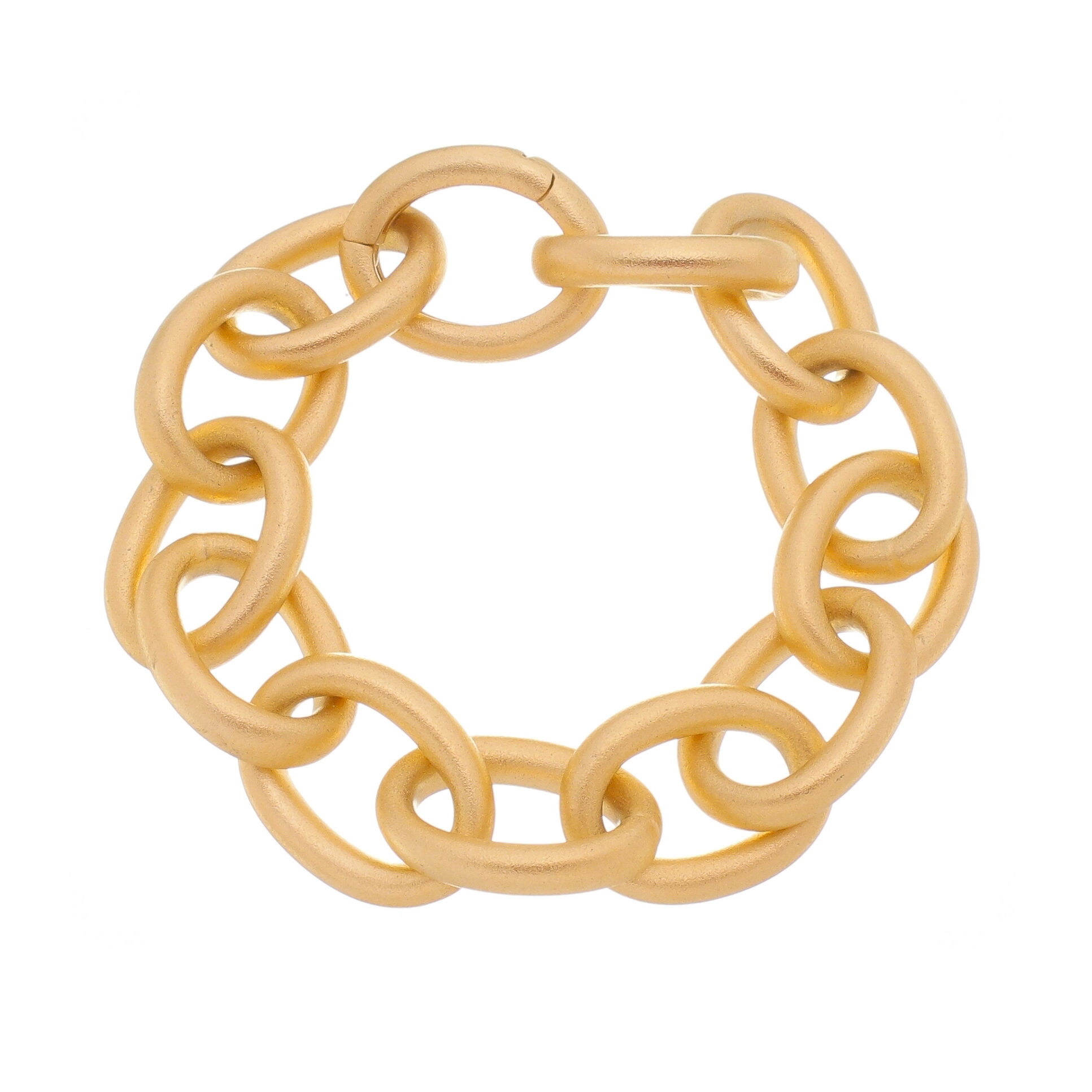 PULSEIRA DE ELOS DOURADA FOSCO