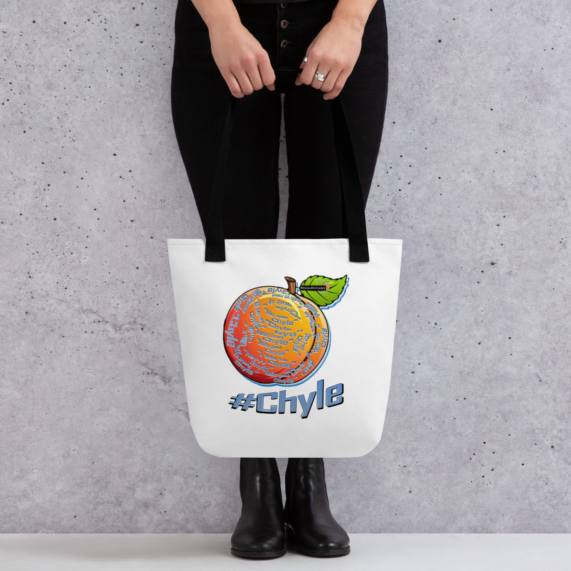 #tsw Peach Tote bag