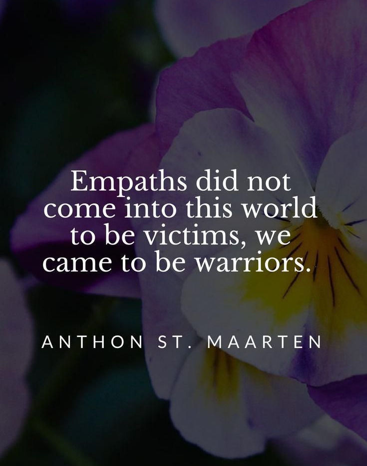 Empaths must learn to control and use their abilities.