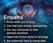 Empaths know when yoiu are lying. groundedpsychic.com