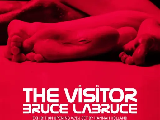 A graphic promoting the movie The Visitor.