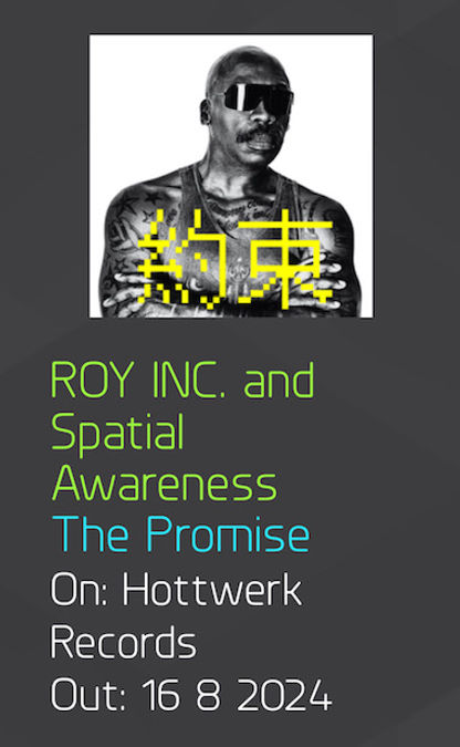 A graphic for the ROY INC The Promise track..