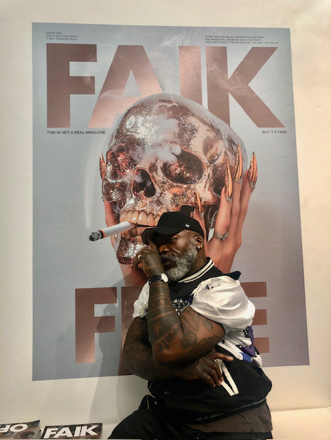 ROY INC at the FAIK Magazine event & exhibition.