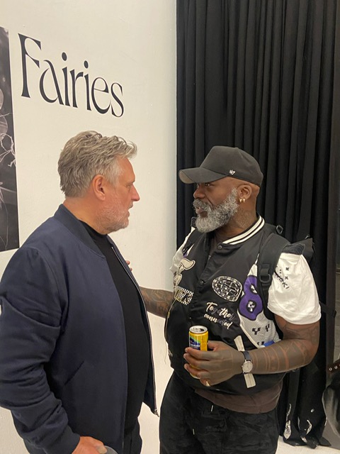 ROY INC with photographer Rankin.