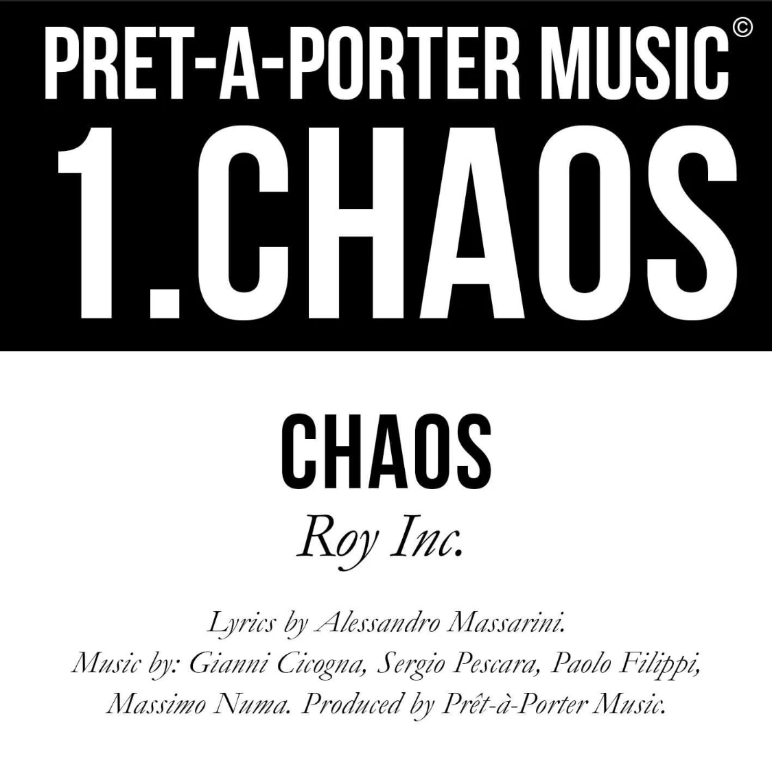 A. graphic for CHAØS & FASHION: The Singles with ROY INC.
