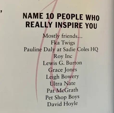 A page from a SS10 Magazine feature on ROY INC.