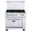 الصورة المصغرة: Dukers DCR36-6B 36″ Commercial Gas Range, Six Open Burners