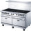 الصورة المصغرة: Dukers DCR60-10B 60″ Commercial Gas Range, Ten Open Burners