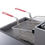 الصورة المصغرة: Dukers DCF4-LPG 50 lb. Capacity Propane Gas Floor Model Fryer - 120,000 BTU