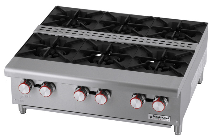 Миниатюра: New Magic Chef MCCHP36A (6) Heavy Duty Hotplate Natural Gas
