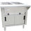 Küçük resim: Prepline 32" Two Well Electric Hot Food Steam Table with Enclosed Base