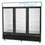 الصورة المصغرة: Migali C-72FM 82" Three Section Display Freezer w/ Swing Doors - Bottom Mount