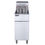 الصورة المصغرة: Dukers DCF4-LPG 50 lb. Capacity Propane Gas Floor Model Fryer - 120,000 BTU