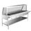 Miniatura: Prepline GST74-5S 74" Five Well Gas Steam Table with Sneeze Guard and Undershelf
